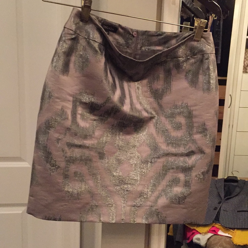 Escada Brocade mini skirt